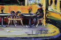 Original art for sale at UGallery.com | Paris La Nuit by Lisa Elley | $675 | oil painting | 16' h x 20' w | thumbnail 4