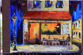 Original art for sale at UGallery.com | Paris La Nuit by Lisa Elley | $675 | oil painting | 16' h x 20' w | thumbnail 3