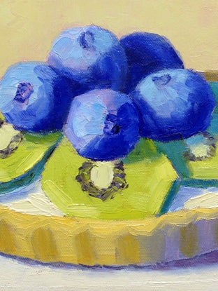 Kiwi Tart by Pat Doherty |   Closeup View of Artwork 