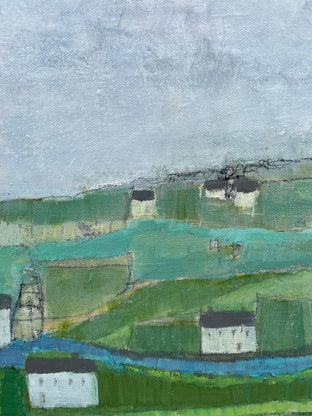 Irish Village II by Pat Forbes |   Closeup View of Artwork 