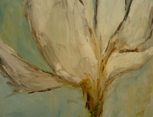 Patience by Judy Mackey |  Side View of Artwork 