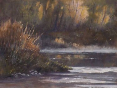 pastel artwork by Patricia Prendergast titled A Little Morning Mist