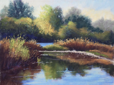 pastel artwork by Patricia Prendergast titled It's a Sunny Day