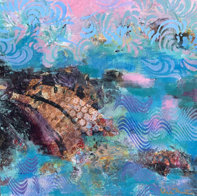 mixed media artwork by Paula Martino titled Shipwreck