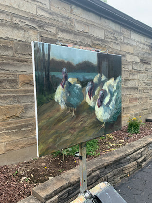 Heritage by Paula Martino |  Side View of Artwork 