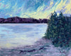Original art for sale at UGallery.com | Lake Placid by Paula Martino | $525 | oil painting | 11' h x 14' w | thumbnail 1