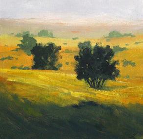 acrylic painting by Nancy Merkle titled Prairie Dawn