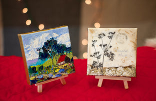 Sumac Treeline by Suzanne Massion |   Closeup View of Artwork 