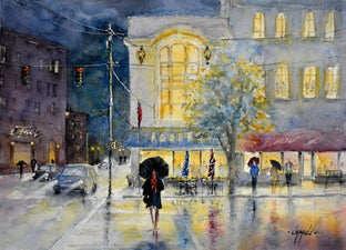 Rain on Madison by Judy Mudd |  Artwork Main Image 