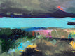 Original art for sale at UGallery.com | Lake Swim at Lunch by Rebecca Klementovich | $1,100 | acrylic painting | 18' h x 24' w | thumbnail 4