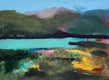 Original art for sale at UGallery.com | Lake Swim at Lunch by Rebecca Klementovich | $1,100 | acrylic painting | 18' h x 24' w | thumbnail 1