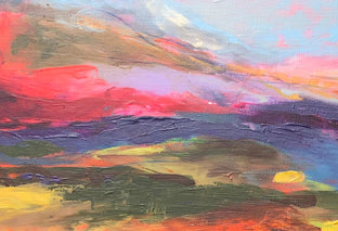 Mountains Outstretched by Rebecca Klementovich |   Closeup View of Artwork 