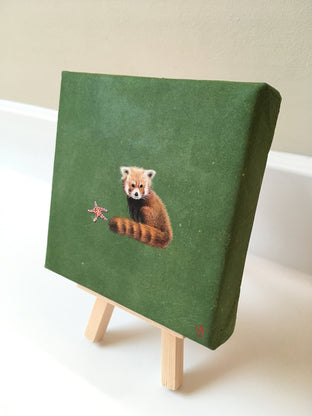 Red Panda by Heejin Sutton |  Side View of Artwork 