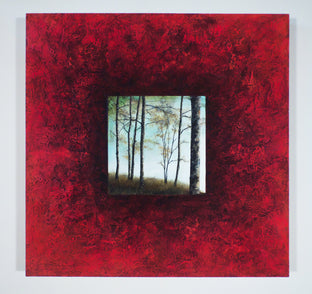 Red Pond Trees by Candice Eisenfeld |  Context View of Artwork 