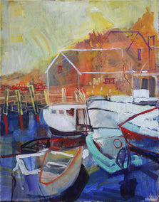 acrylic painting by Robert Hofherr titled Cape Ann