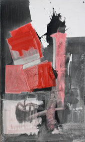 mixed media artwork by Roman Antopolsky titled Imminent Visit