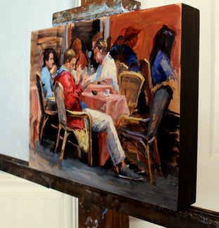 Roman Cafe by Jonelle Summerfield |  Side View of Artwork 