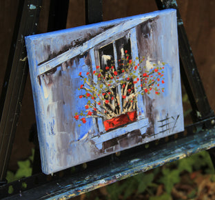 San Francisco Facade by Lisa Elley |  Side View of Artwork 