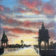 Original art for sale at UGallery.com | Shakespeare Bridge by Jesse Aldana | $75 | oil painting | 4' h x 4' w | thumbnail 1