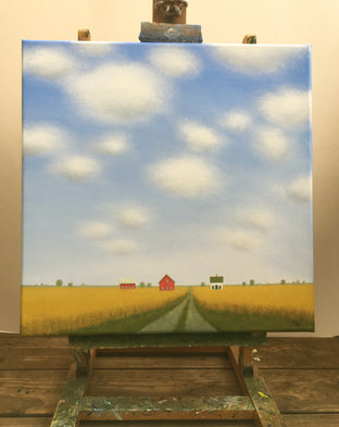 Road Past the Old Farm by Sharon France |  Context View of Artwork 