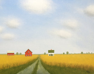 Road Past the Old Farm by Sharon France |   Closeup View of Artwork 