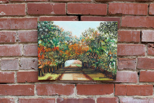 Autumn Tunnel by Shela Goodman |  Context View of Artwork 