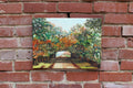 Original art for sale at UGallery.com | Autumn Tunnel by Shela Goodman | $375 | oil painting | 12' h x 16' w | thumbnail 3