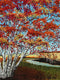 Original art for sale at UGallery.com | Birch Trees by Shela Goodman | $750 | oil painting | 24' h x 18' w | thumbnail 1