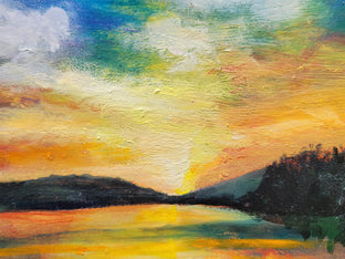 Sunset by Shela Goodman |   Closeup View of Artwork 