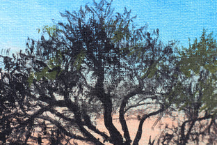 Tree by the River at Sunrise by Shela Goodman |   Closeup View of Artwork 