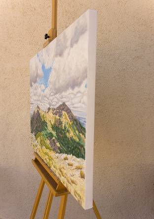 Mountain Majesty by Crystal DiPietro |  Side View of Artwork 