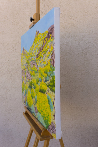 Spring Bloom by Crystal DiPietro |  Side View of Artwork 