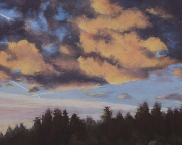 pastel artwork by Patricia Prendergast titled Sierra Sunset