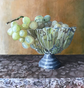 oil painting by Simone Giaiacopi titled Uva Bianca