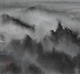 Mountain Reverie Series 14 by Siyuan Ma |   Closeup View of Artwork 