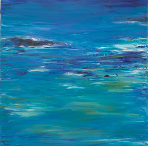 oil painting by Kajal Zaveri titled Serene Blue