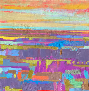 Purple Fields and the Horizon 1 by Srinivas Kathoju |  Artwork Main Image 