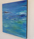 Original art for sale at UGallery.com | Serene Blue by Kajal Zaveri | $2,075 | oil painting | 30' h x 30' w | thumbnail 2