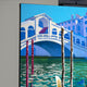 Original art for sale at UGallery.com | View of Venice - Gondolas by Stanislav Sidorov | $850 | oil painting | 16' h x 20' w | thumbnail 3