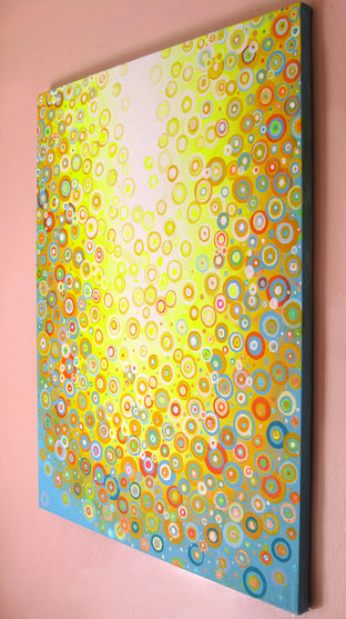 Sun I by Natasha Tayles |  Side View of Artwork 