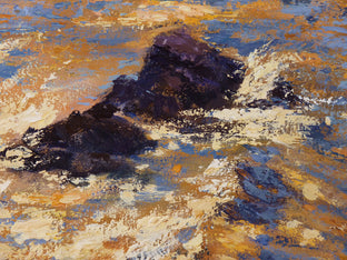 Sunrise at Malibu by Elizabeth Garat |   Closeup View of Artwork 