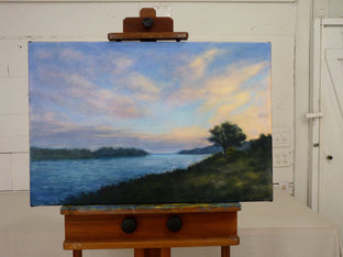 A Sunrise at the River by Elizabeth Garat |  Context View of Artwork 