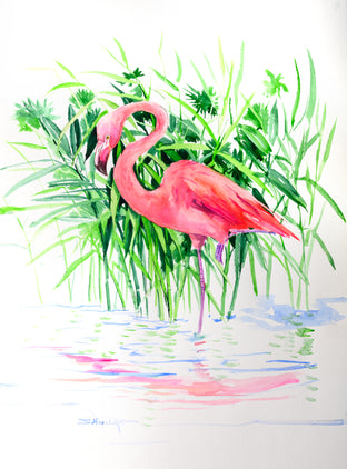 Standing Flamingo by Suren Nersisyan |  Artwork Main Image 