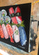 Original art for sale at UGallery.com | Sushi II by Kristine Kainer | $575 | oil painting | 8' h x 10' w | thumbnail 2