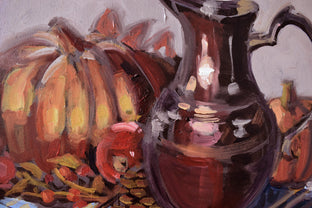 October Still Life by Tara Zalewsky-Nease |   Closeup View of Artwork 