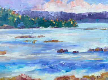 oil painting by Teresa Smith titled Tide Coming In