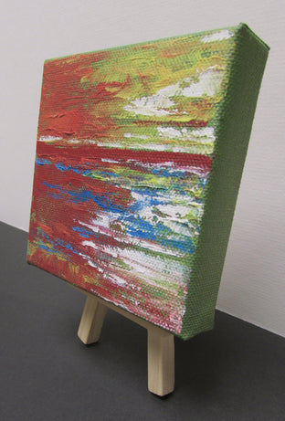 Tiny 10 by Valerie Berkely |  Side View of Artwork 