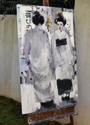 Tonal Geisha by Mary Pratt |  Side View of Artwork 