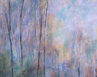 Trees In Winter by Valerie Berkely |   Closeup View of Artwork 