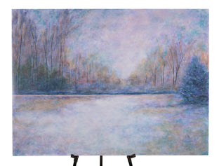 Trees In Winter by Valerie Berkely |  Context View of Artwork 